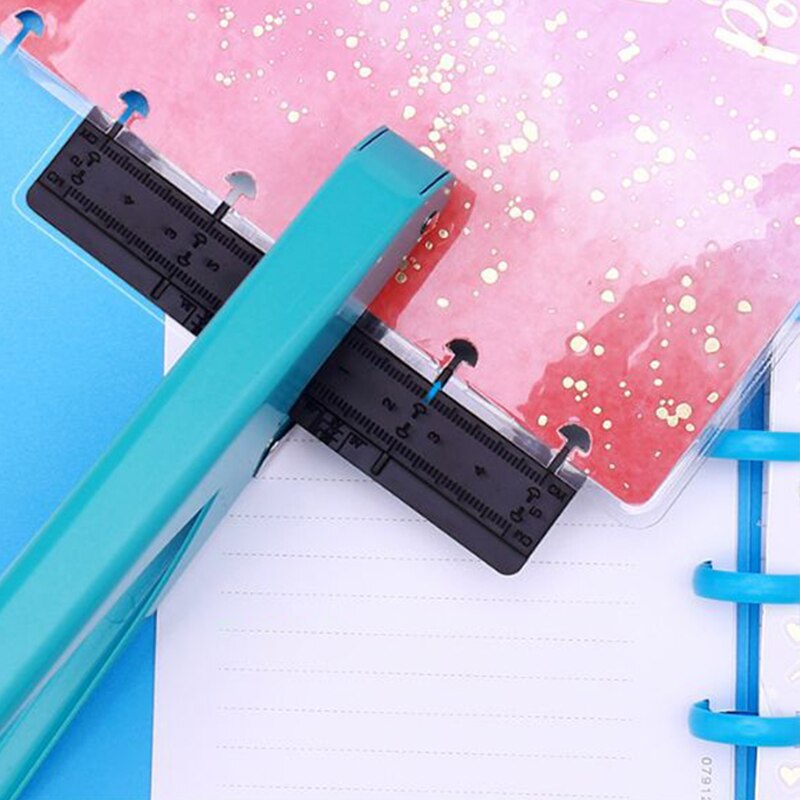 Hand-held Mushroom Hole Puncher Paper Cutter Loose-leaf Manual Punching Machine for Office Home Students DQ