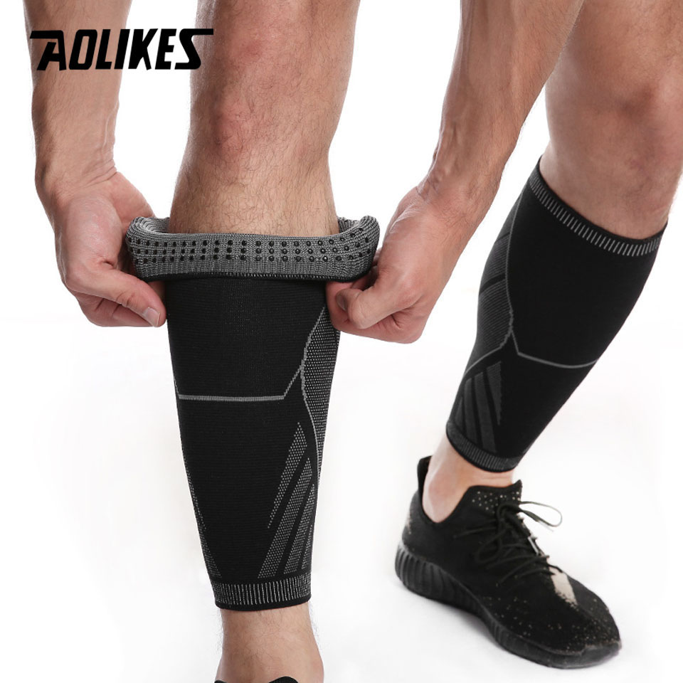 AOLIKES Kalf Compressie Mouwen voor Mannen Vrouwen Been Compressie Sokken voor Shin Splint Spataderen Kalf Pijnbestrijding