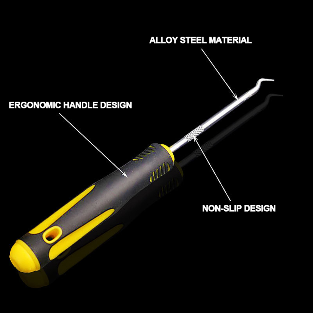 Kit de nettoyage de bouteilles d'air, ensemble de crochets, outil à main, extracteur d'étanchéité, joint d'huile, réparation automobile 4 pièces 9 pièces, outils d'extraction de vis