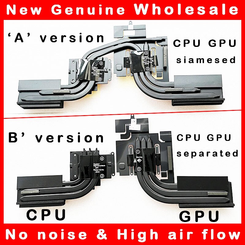 Laptop CPU GPU cooling coooler Radiator heatsink for Clevo P775DM P775DM2 P775DM3 P775TM X711 6-31-P775N-2A2 6-31-P77FN-201 -101