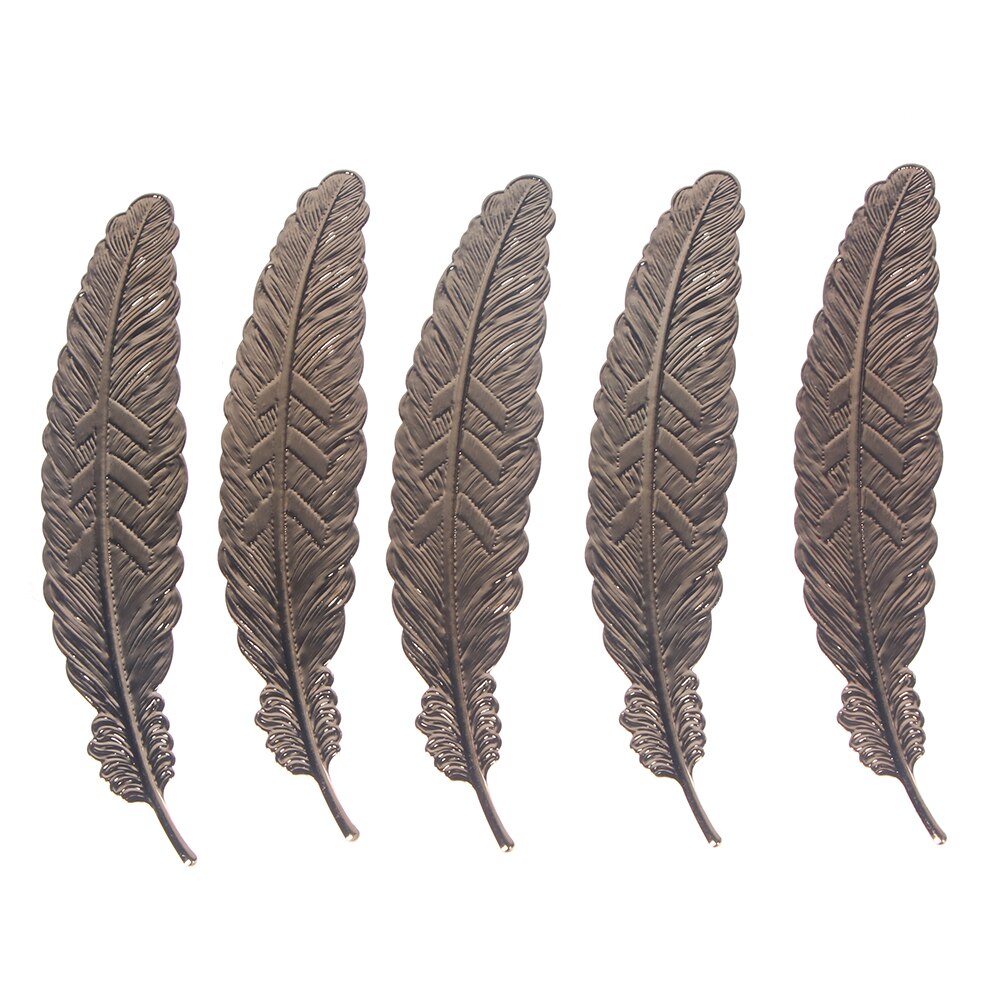 Creatieve Metalen Verzilverd Veer Bladwijzer Chinese Stijl Vintage Pagina Marker Leuk Cool Boek Markers Schoolbenodigdheden