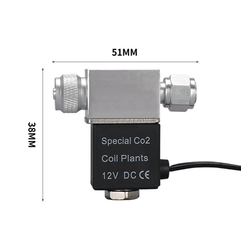 Électrovanne magnétique d&#39;aquarium 220V Co2, bricolage, système CO2, vanne de régulation, interrupteur, accessoires pour Aquarium, plante d&#39;eau
