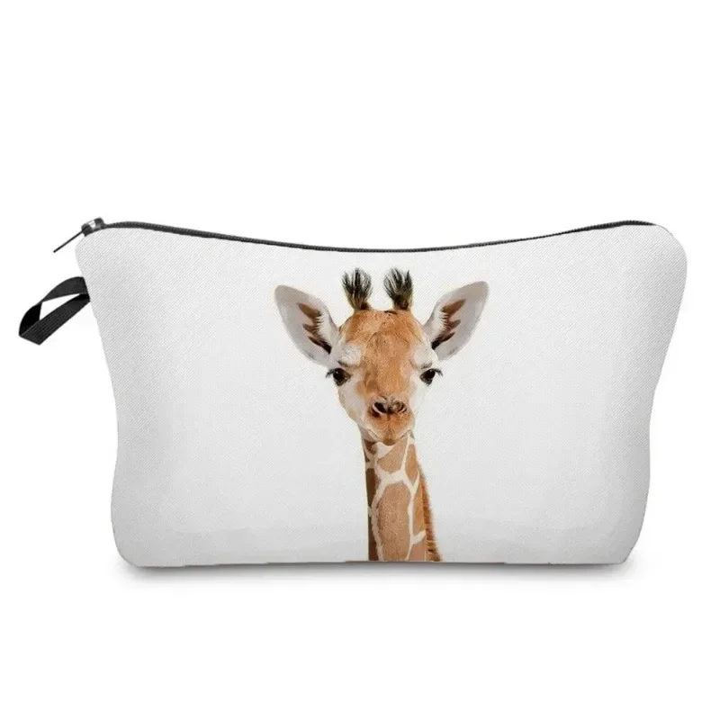 Cute Animal Series Panda Koala Elephant Print Women's Bag Casual Cosmetic Bags Waterproof Makeup Bag Portable Small Toiletry Bag