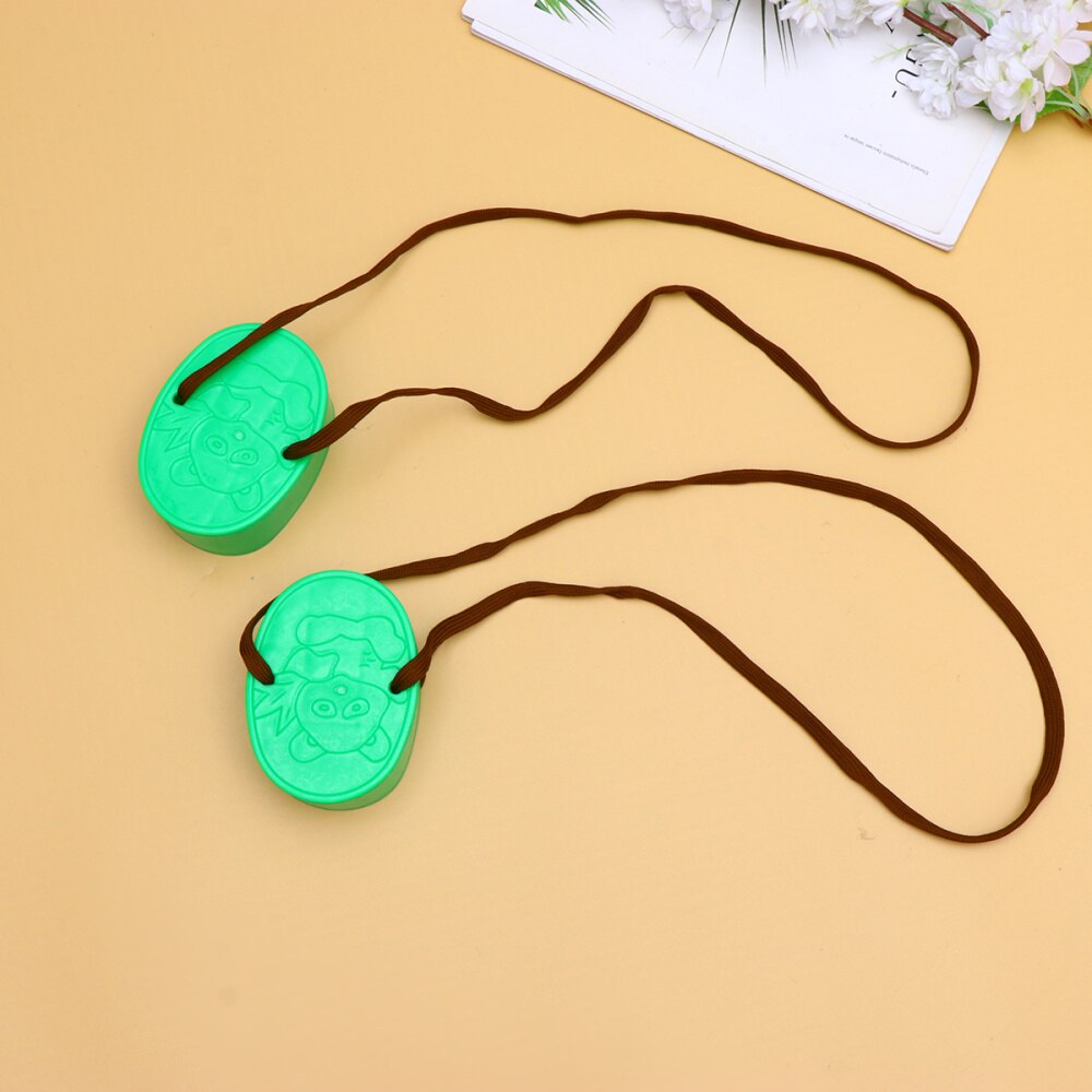 1 Pair Elliptical Balance Trainer Balance Stilts Toddler Children Kids