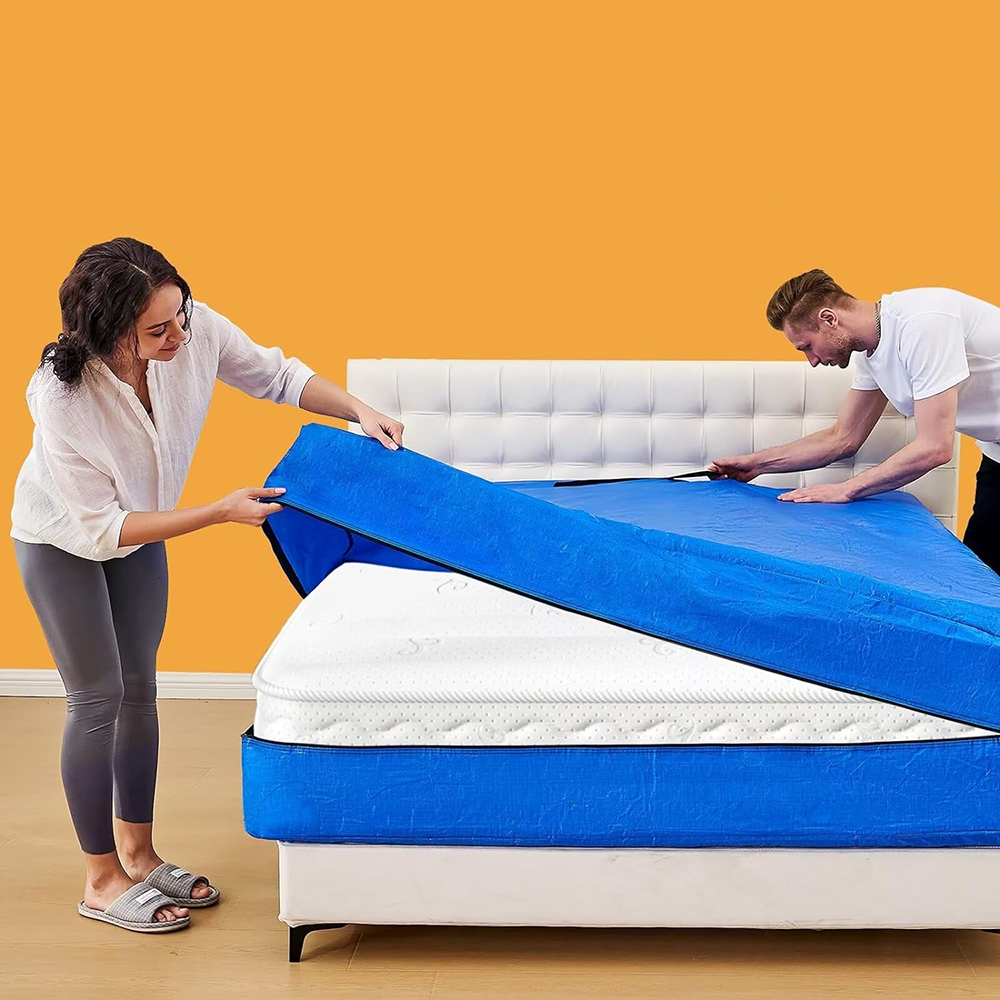 Matraszak, herbruikbare opbergtas voor zwaar gebruik, eenvoudig te dragen matrasverhuishoes