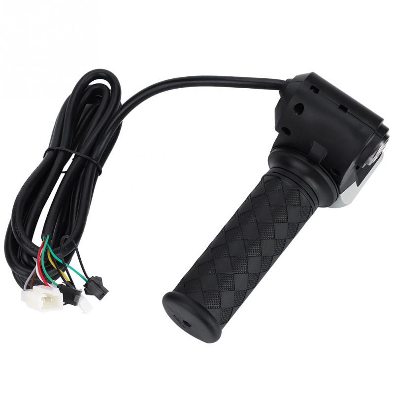 E-Bike Gashendel Elektrische Fiets Scooter Snelheidsregeling Stuur Met Lcd-scherm Lock Batterij Power Indicator Elektrische Fiets