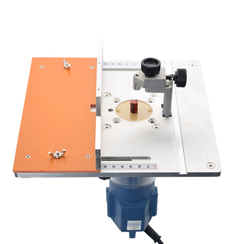 Workbench Table Saw Angle Miter Gauge and Aluminium Router Table Insert Plate Electric Wood Milling Flip Board Woodworking Tools