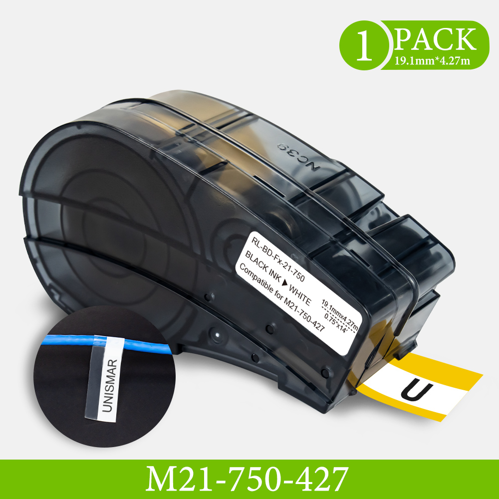 1 ~ 20 pièces M21-750-427 0.75 "étiquette Compatible BRADY BMP21 PLUS imprimante d'étiquettes portable vinyle auto-plastifiant pour Brady M21 750 427: CL