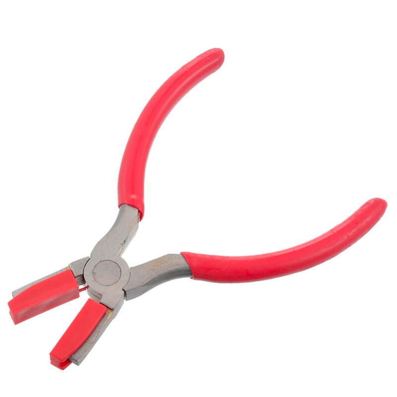 1pc kunststofbekken tangen tandloze platbektang platte bek platbektang 13.5cm(5-3/8 ")