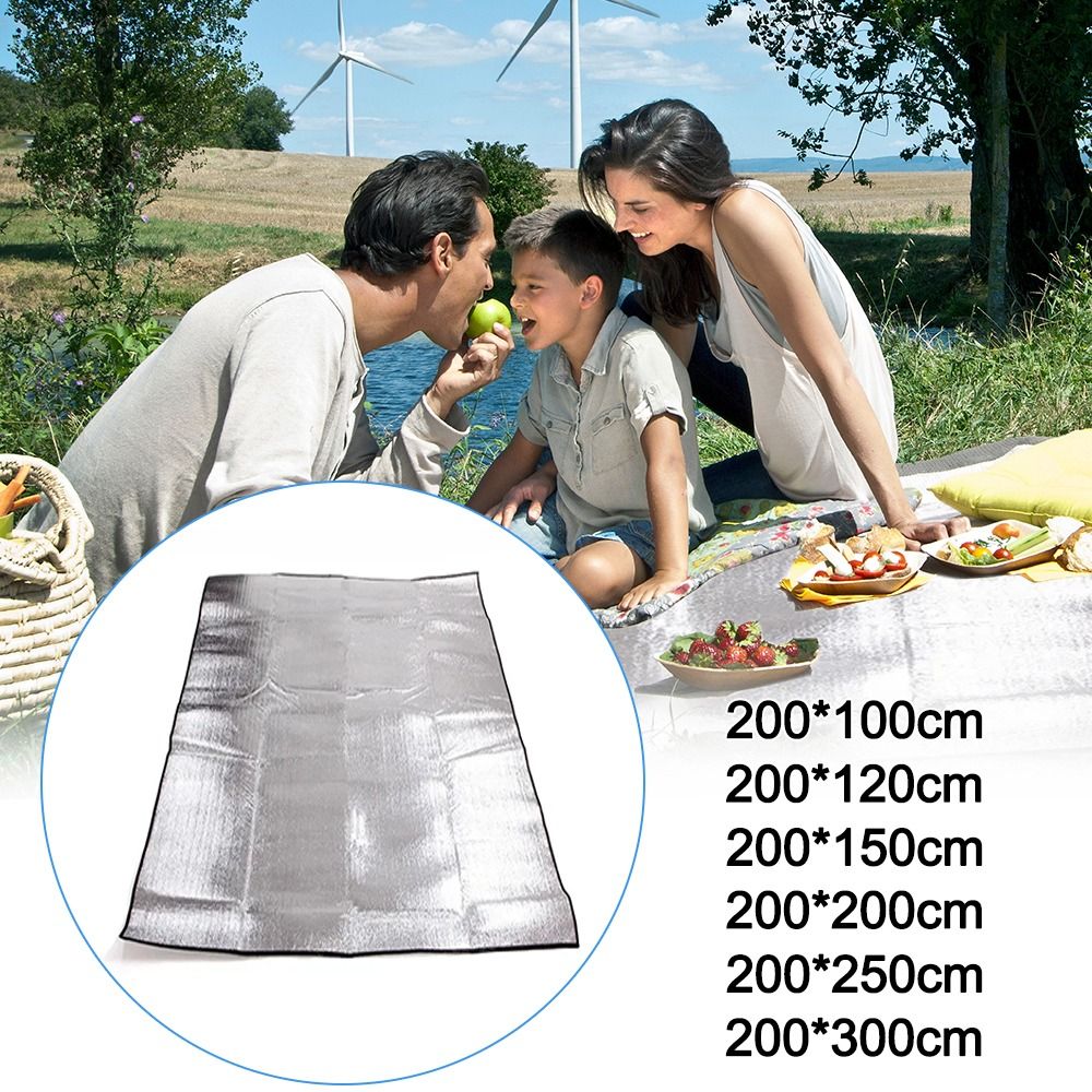 Thermal Camping Mat Ultralight Waterproof Insulation Foam Foil Mat Tent Footprint Reflecting Heat Sleeping Pad Outdoor