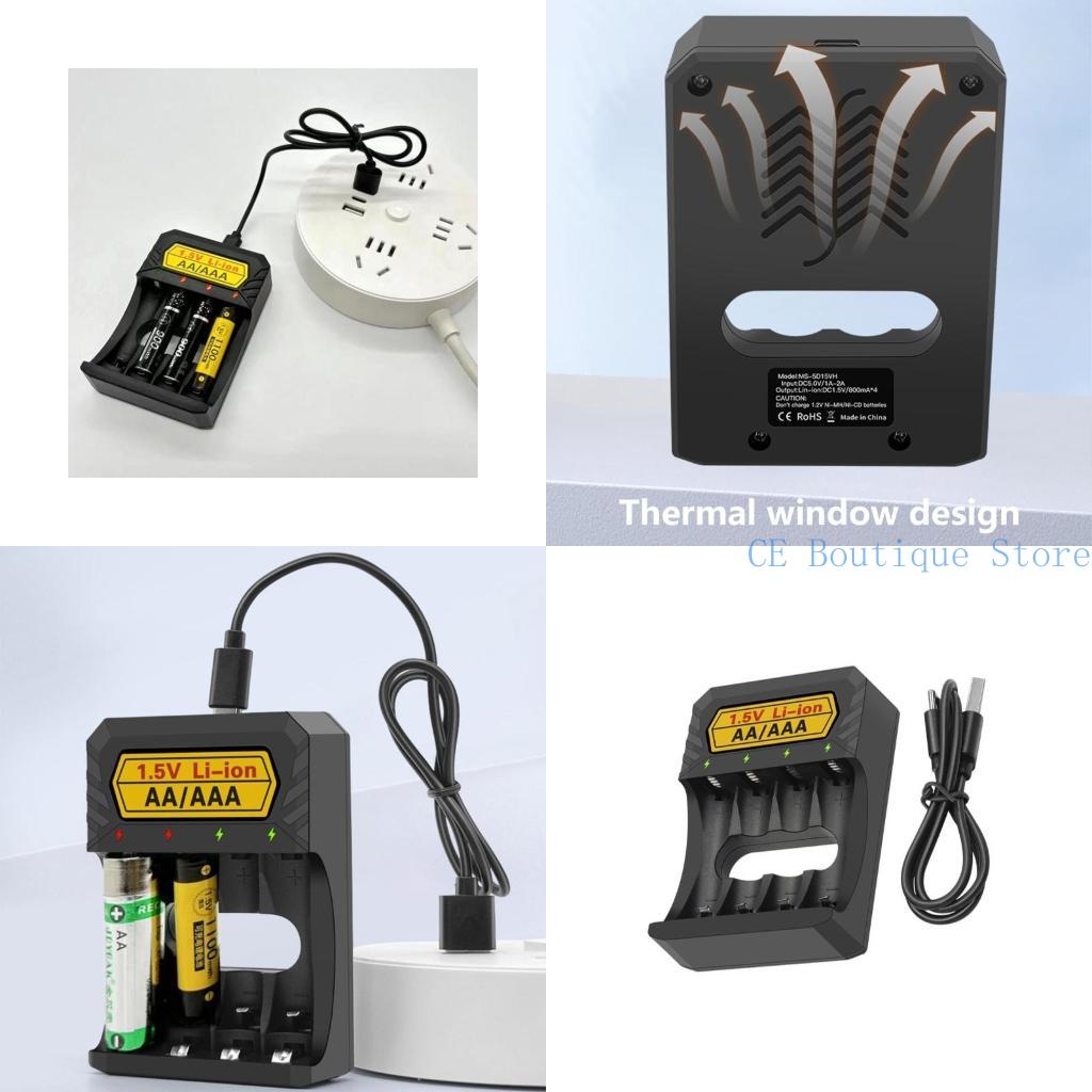 652f stk. usb-c litiumbatterier for oppladbart dobbelt-/trippelbatteri