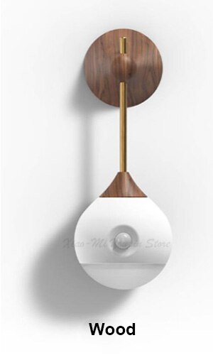 Youpin Sothing Sunny Smart Sensor Night Light Infrared Induction USB Charging Removable Night Lamp for Smart Home: Brown