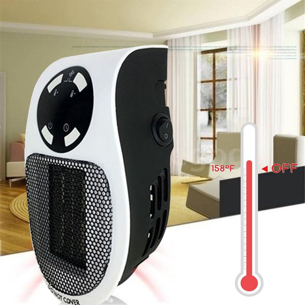 500W Draagbare Elektrische Kachel Smart Space Heater Desktop Huishouden Muur Handige Verwarming Kachel Radiator Kachel