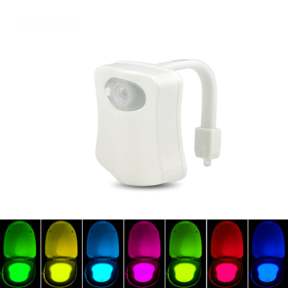 Infrarood Sensor Led Light Voor Badkamer Toilet Seat Night Security Verlichting Voor Wc Wc Accessoires Led Night Lamp Voor Kinderen