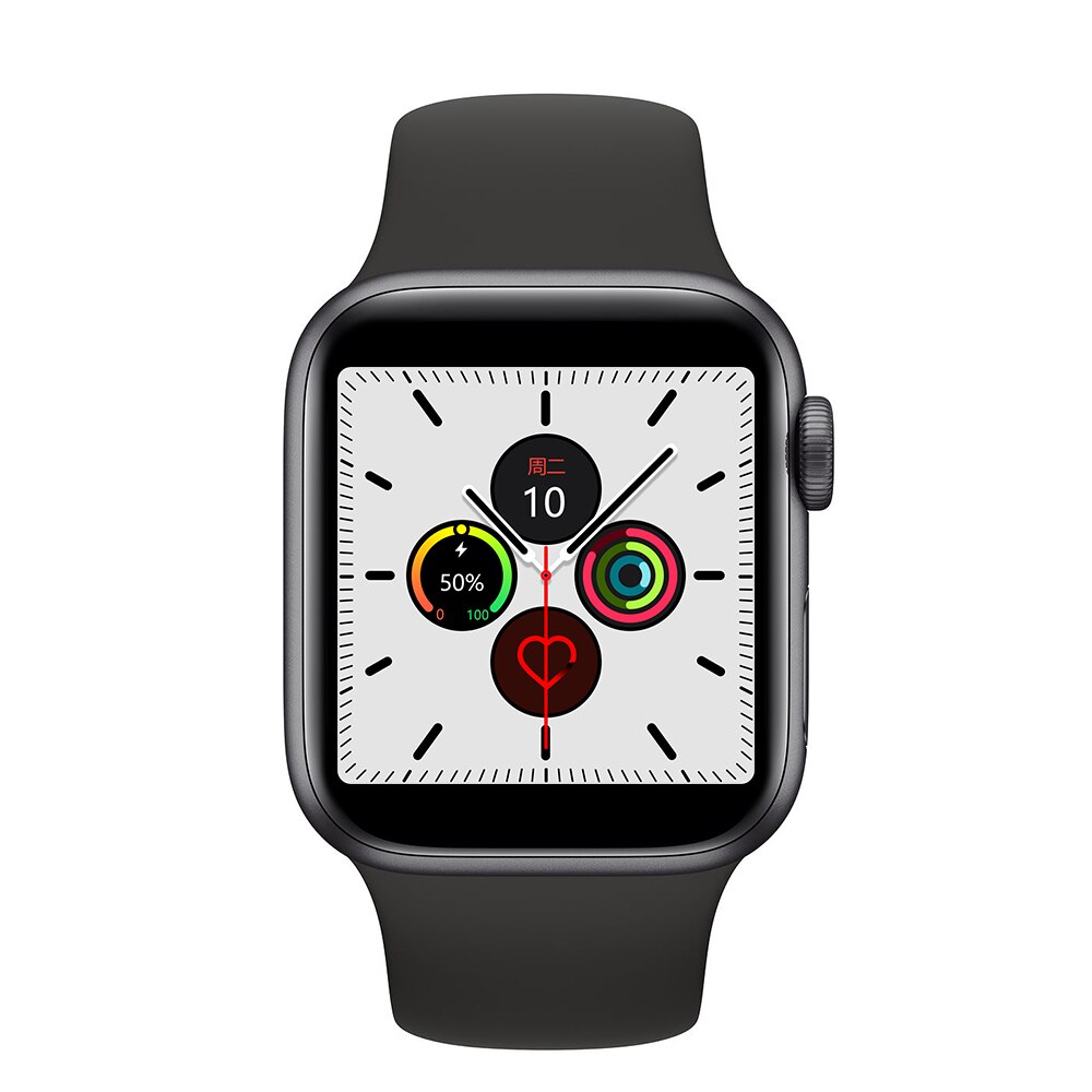 T500 PLUS Fitness Smart watch IWO Series 5 6 Wristband Bracelet 1.54 inch Touch Screen BT Call Waterproof Smartwatch