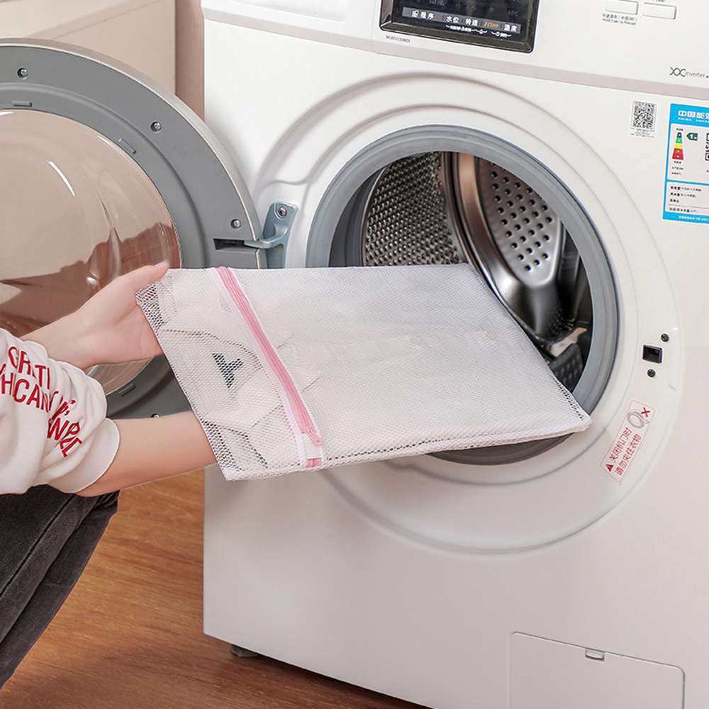7-delige waszakken roze rits fijnmazige kledingbescherming waszak voor wasmachine vuile kleren opslag waszak set
