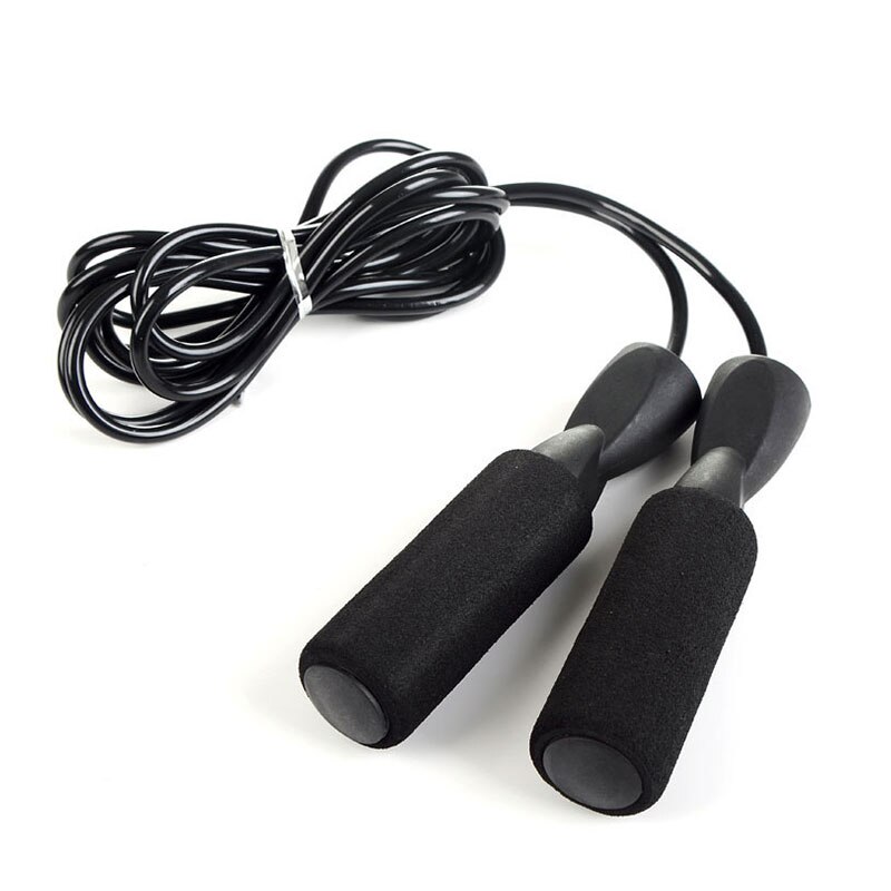 Skipping Rope Jump Ropes Kids Adults Sport Exercise Speed Crossfit Gym Home Fitness MMA Boxing Training Workout Equipment: black A