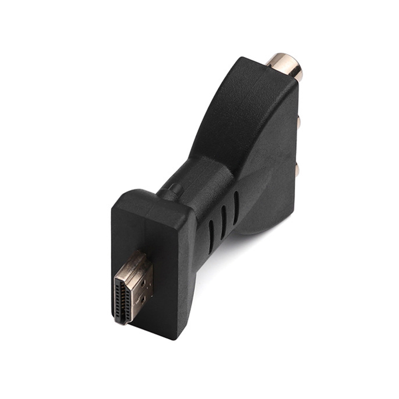 Vga a Hdmi componentes de la computadora Mini sonido AV Digital Cables señal HDMI a 3 RCA cobre conversor plástico Video