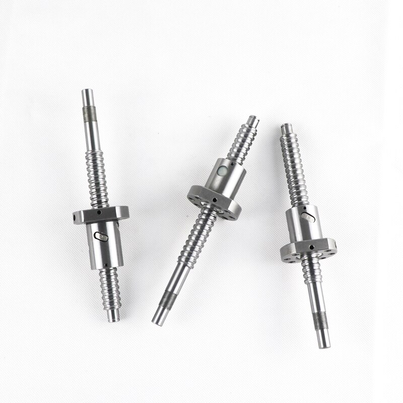 Kuularuuvi sfu 1605 200 300 350 400 450 500 550 600 650mm kuularuuvi  c7 1605 laippa yksi kuulamutteri bk /bf12 rm1605 pää koneistettu cnc