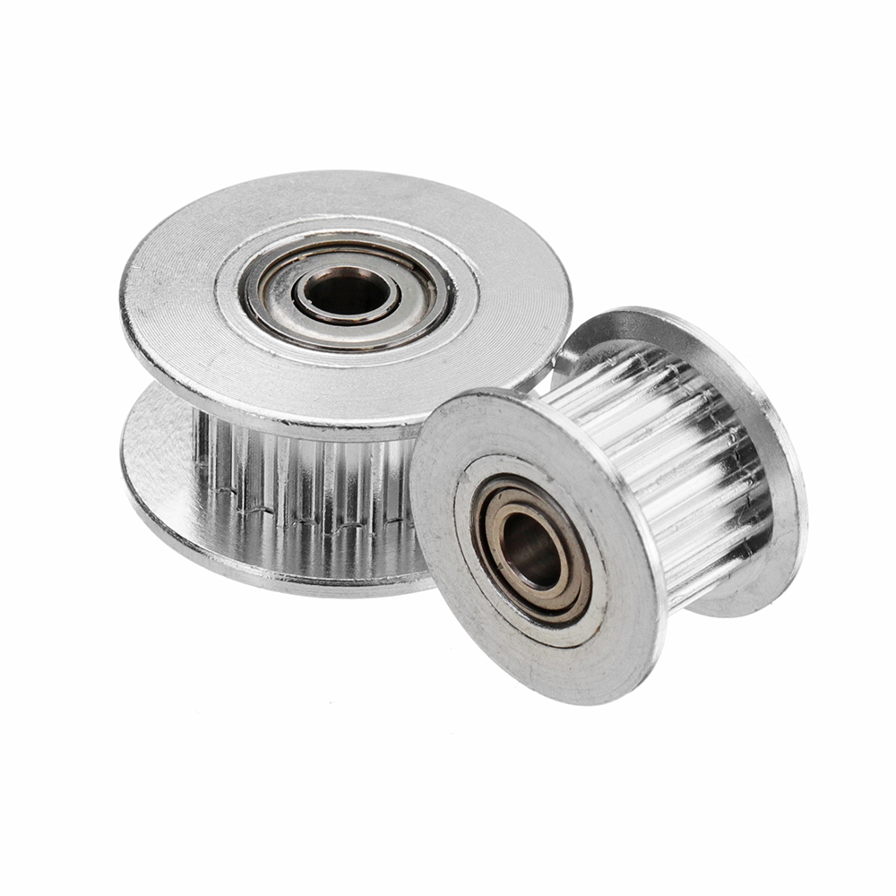 16 T/20 T Tand GT2 Riem Spanrol 6mm Riem Glad Spanrol met Lager voor 3D printer Accessoires