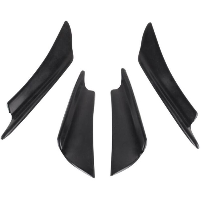 Parachoques delantero de coche Canard, divisor, Canards, Exterior, 4 Uds.: Default Title