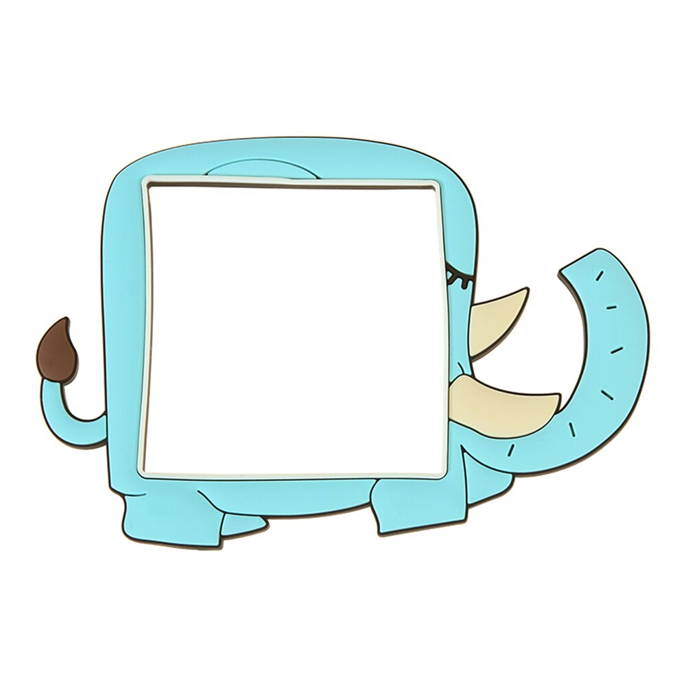 Waterproof Luminous Silicone Power Plug Stickers Home Decoration Cartoon Switch Wall Stickers Room Decor accessories: elephant