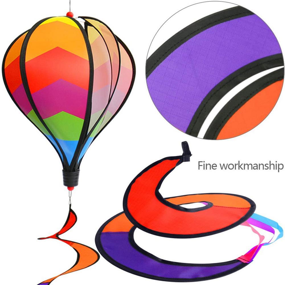 Luftballon legetøj vindmølle spinner have græsplæne have ornament udendørs fest favor forsyninger luftballon farverig have