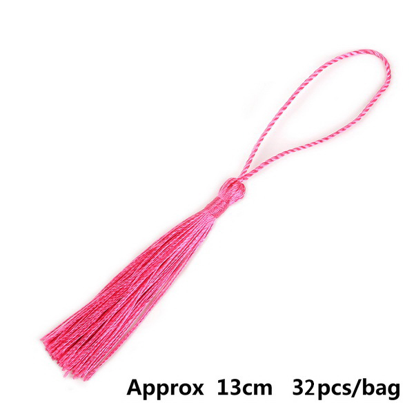 Vorhang Quasten Polyester Quasten 13cm seide quasten Dekorative quasten DIY für handwerk Vorhang Schmuck Volant Zubehör