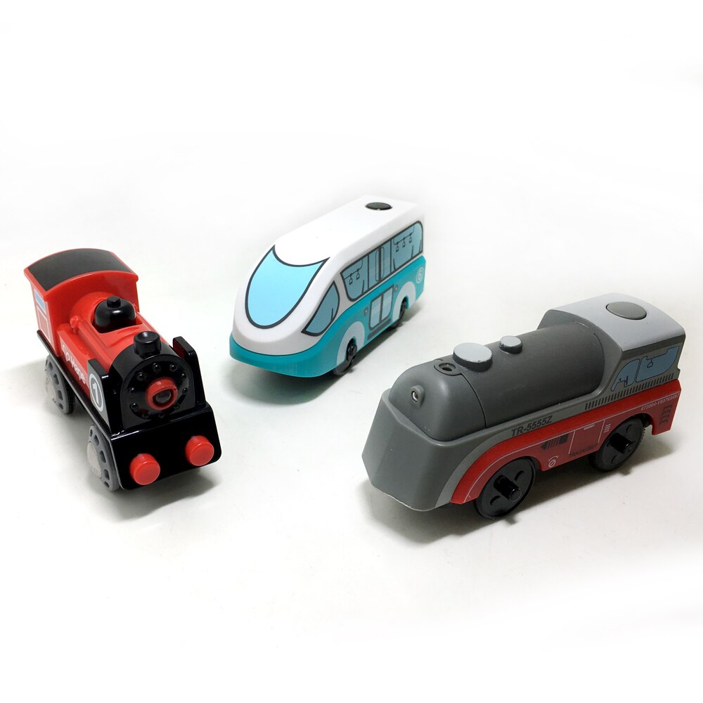 W131 Kinderen Elektrische Trein Speelgoed Magnetische Slot Diecast Elektronische Speelgoed Verjaardag Cadeaus Voor Kinderen Fit Brio Track Houten Track