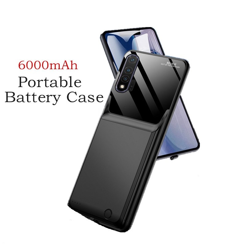 6000Mah Power Bank Case Voor Huawei Nova 5 Externe Batterij Oplader Voor Huawei Nova 5 Pro Draagbare Batterij Power opladen Cover