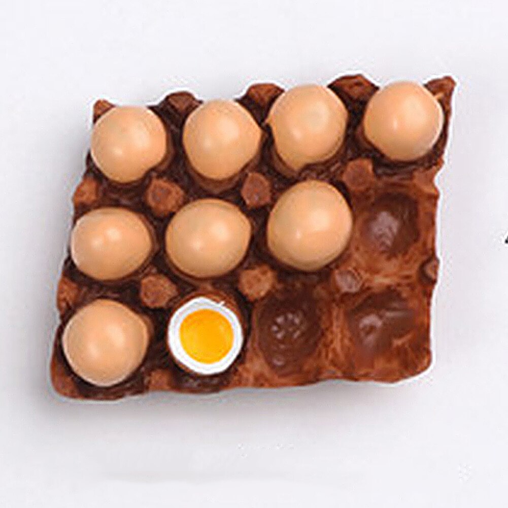 Ei Melk Koffie Cup Brood Koelkast Magnetische Koelkast Sticker Hars Koelkast Stickers Creatieve Leuke Magneet Keuken Decor