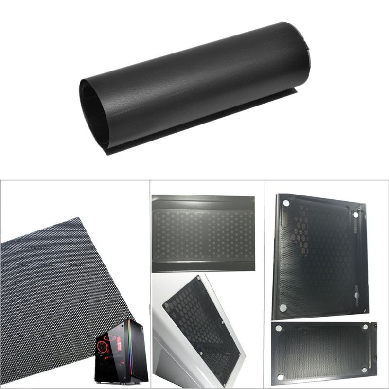 Computer Mesh 30Cm Diy Pvc Pc Case Fan Koeler Dust Filter-Netwerk Netto Case Stofdicht Cover Chassis Stof cover 1M