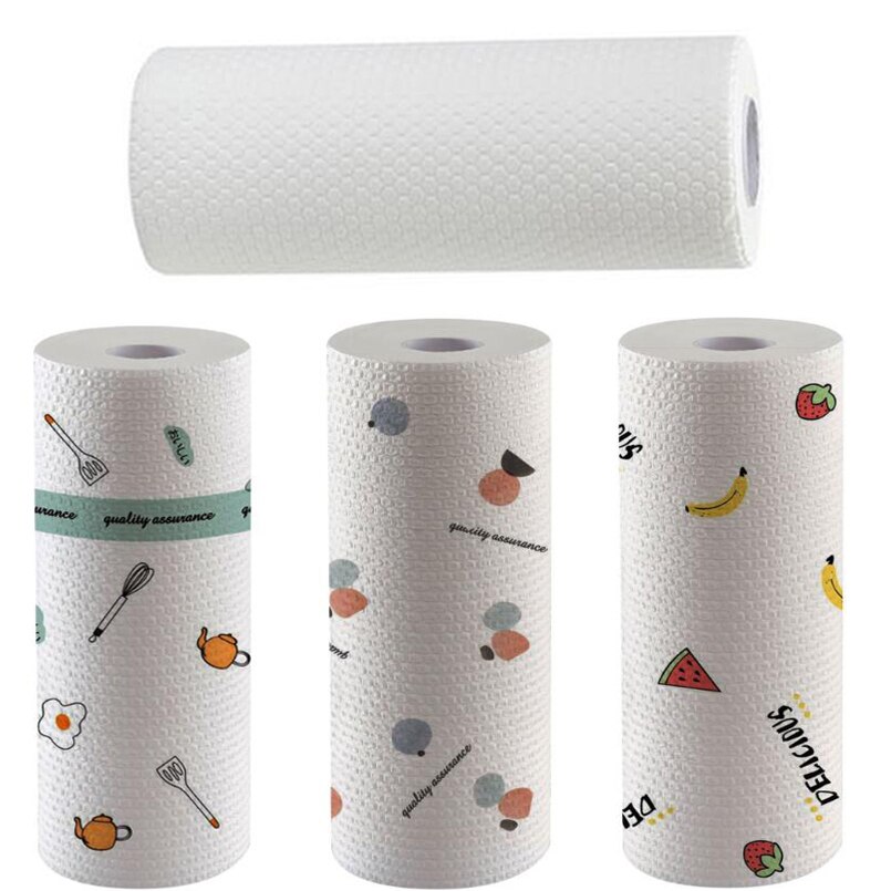 Soft Strong Kitchen Paper Towels Disposable Rag Cleaning Paper Wet Dry Dual Use
