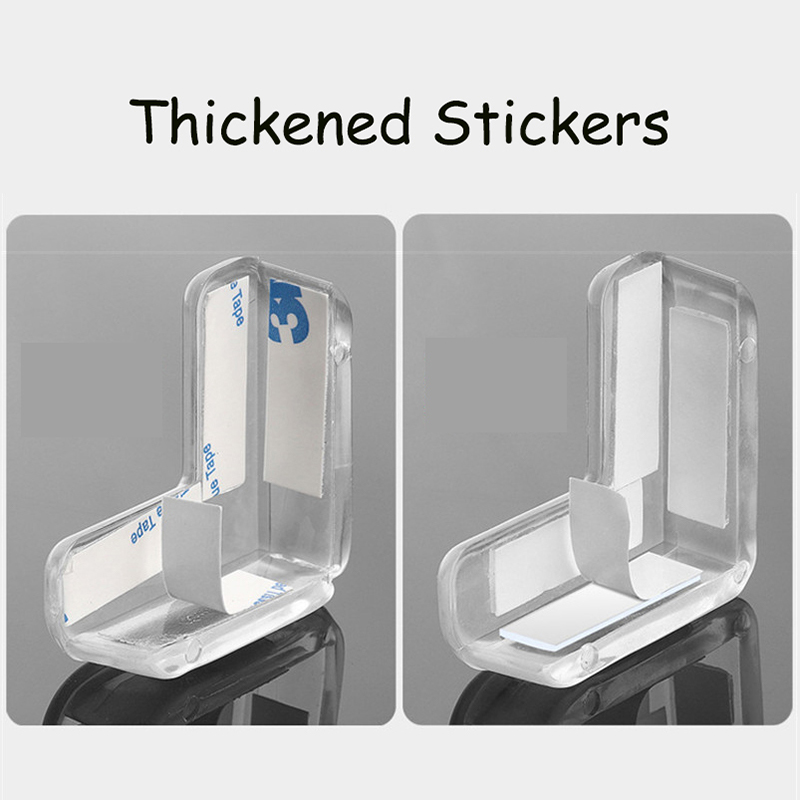 4/8/16pcs Transparent Anti-collision Angle PVC Pad Child Safety Corner Guard Baby Collision Proof Protector Table Corner Bumper