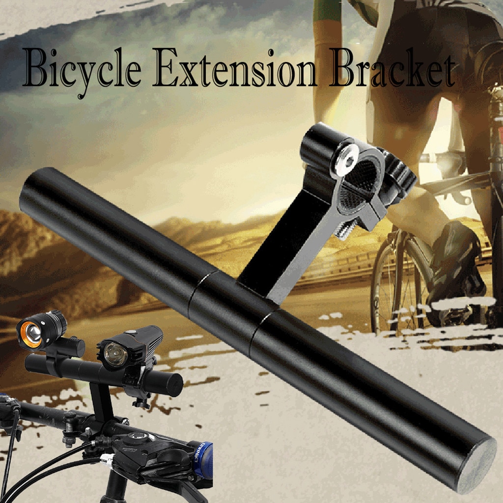 Bicycle Handlebar Extender Mountain Bike MTB Handlebar Expander Speedometer Mount Headlight Flashlight Lamp Holder Bicycle Brack