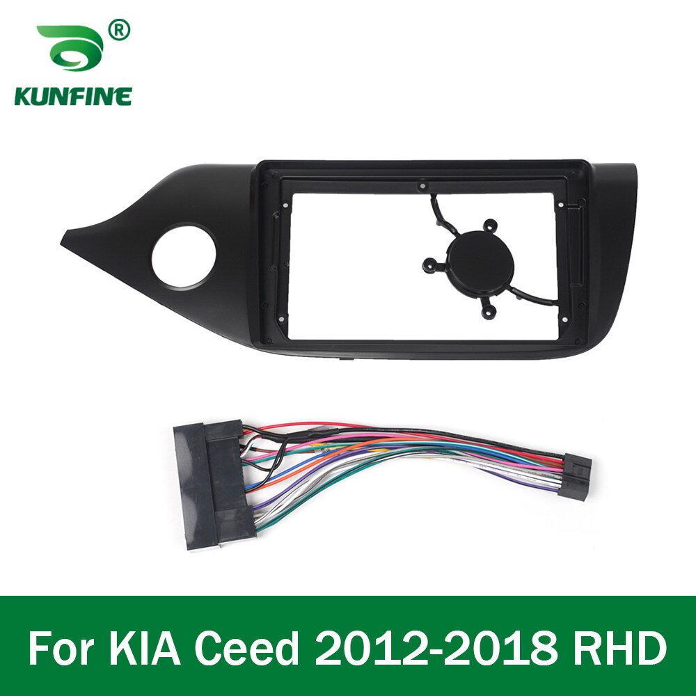 Car GPS Navigation Stereo For KIA Ceed - RHD Radio Fascias Panel Frame Fit 2Din 9 inch In Dash headunit screen