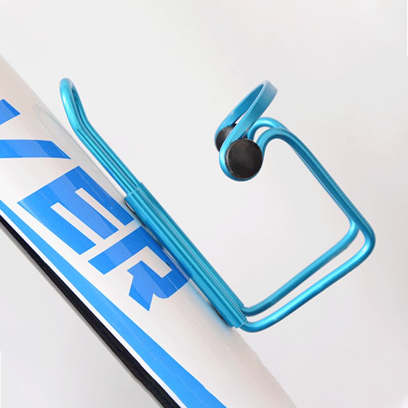 Fiets waterfleshouder rek aluminiumlegering fleshouder bidonhouder gemonteerd voor mountainbike fietsaccessoires: Blauw