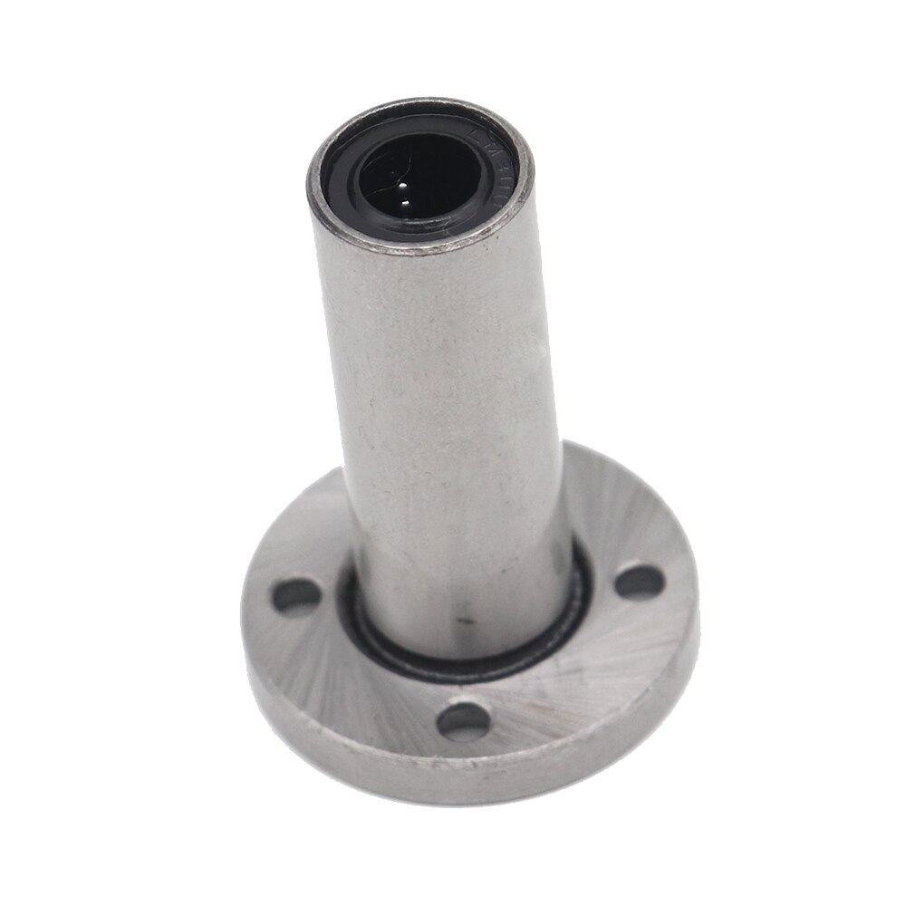 Round Flange 6mm Coupling Linear Motion Bearing 4PCS LMF6LUU Long 4 Hole Flange