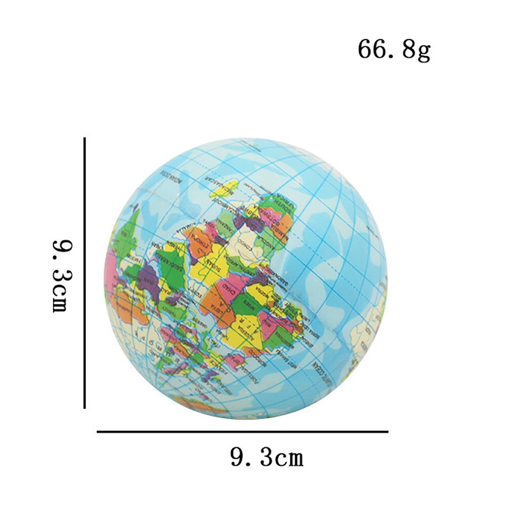 squishy toy Stress Relief World Map Foam Ball Atlas Globe Palm Ball Planet squishy toy funny Earth Ball 93mm anti stress squish