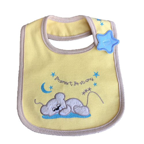 3 Stk/partij Baby Bibspattern Peuter Waterdicht Speeksel Handdoek Katoen Fit 0-3 Y: mouse