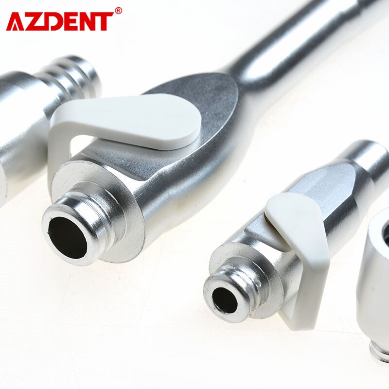 2 stk/sæt dental aluminium universal spyt ejektor sugeventiler se hve spids adapter dyse stærke og svage spidser