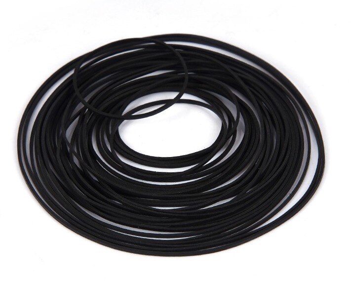 Ceinture mixte carrée et plate pour enregistreur de vidéos, lecteur optique DVD, baladeur, répéteur: 30-40-1.2mm 50pcs