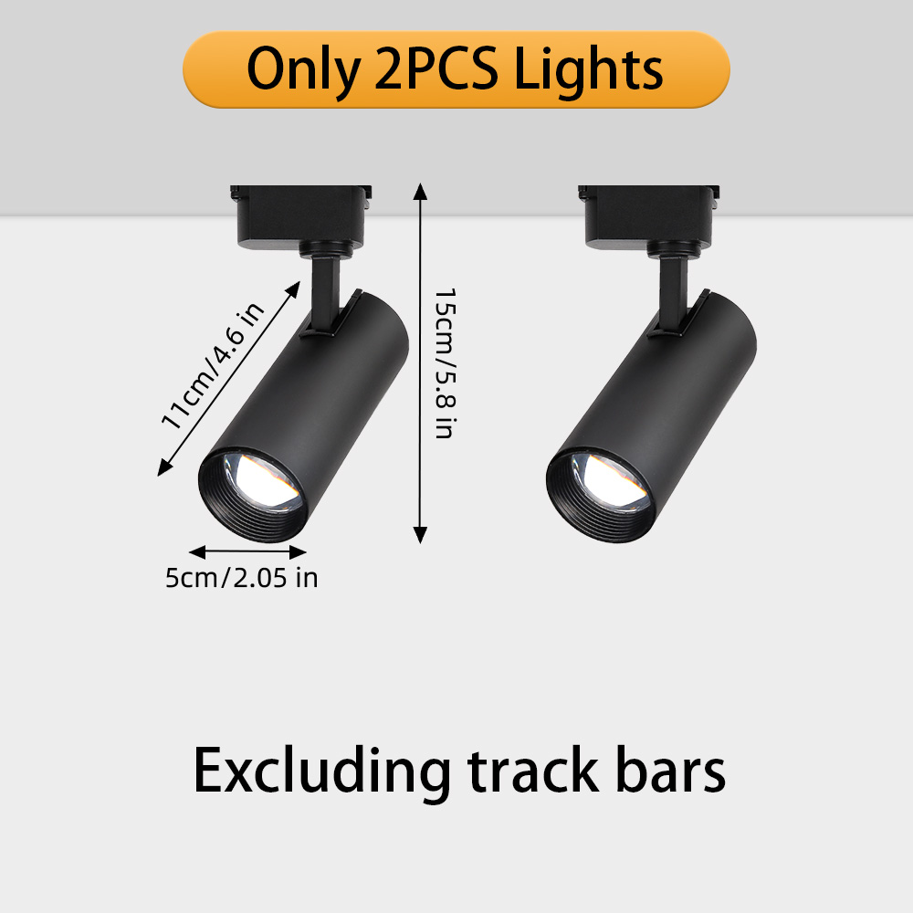 Dimmable LED Track Light, 180V-260V Spotlight, 20W Teto Spot, Iluminação interior do trilho para a decoração da sala de estar: vermelho-escuro / 7w
