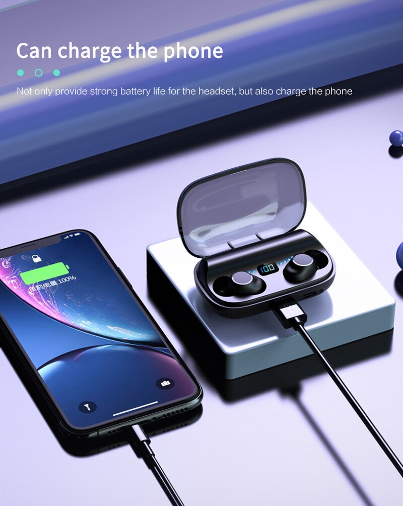 CV-10 TWS Wireless Earphones Bluetooth In Ear Earbuds Wireless Gaming Fitness Headsets For Xiaomi Iphone Oneplus Buds Fone De