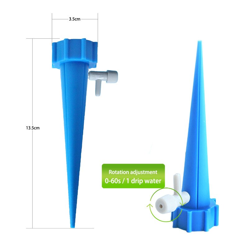 6/12/30PCS Auto Drip Irrigation Watering System Indoor Garden Adjustable Automatic Irrigation Watering Spike for Plants Flower