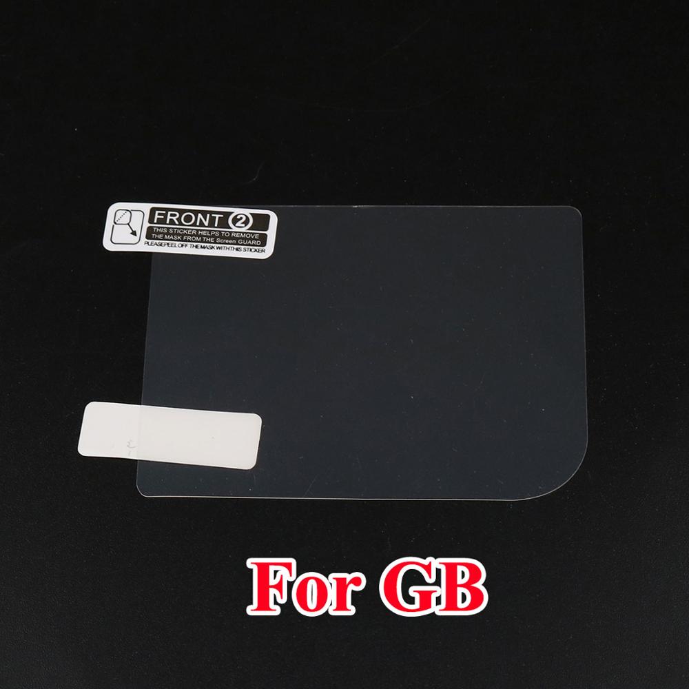 YuXi LCD Screen Protector Beschermende Film voor Gameboy Kleur voor GBA GBA SP GBC GB GBP voor GBM Plastic Clear beschermende Film: For GB