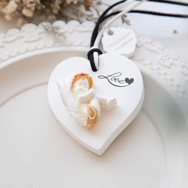 Moules en Silicone pour plâtre d&#39;aromathérapie, DIY, petit ange, pour voiture