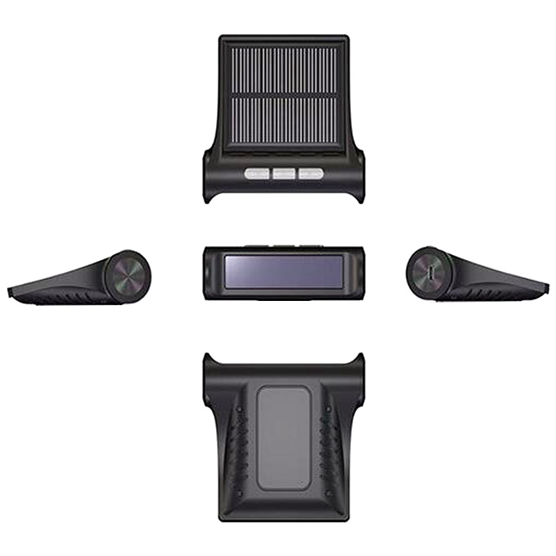 Zeepin Solar Power TPMS Waterproof Wireless Tire Pressure Monitoring System With External Sensors For 6Bar Tire Pressure Cars