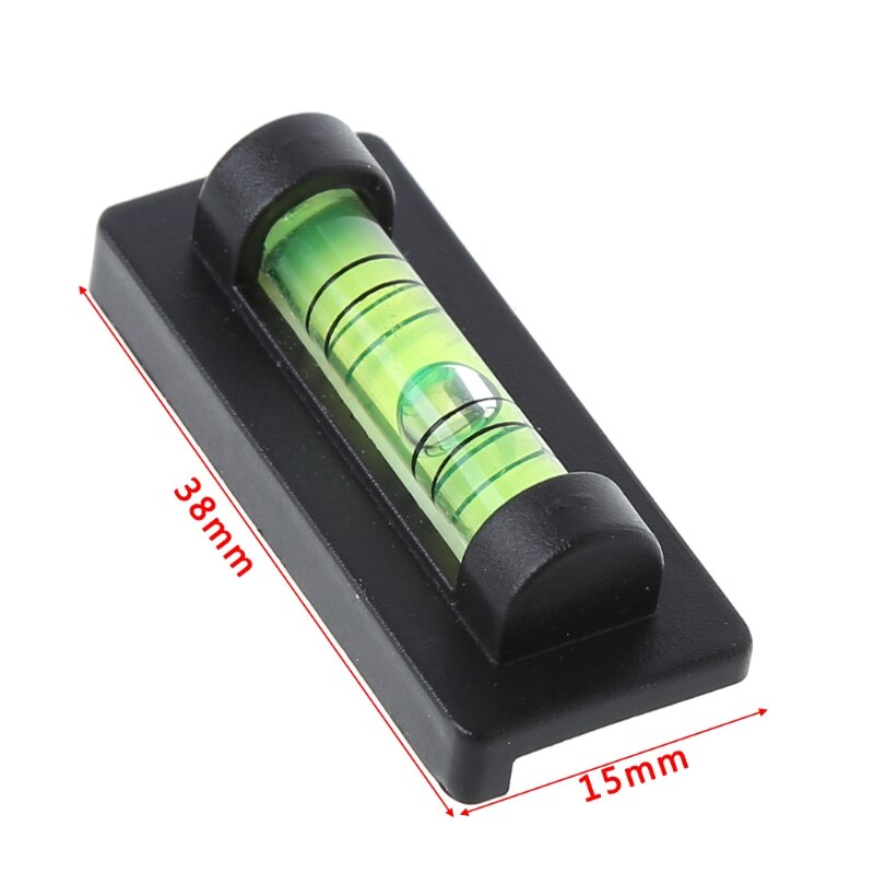 Mini Bubble Level Protractor Spirit Magnetic For TV Rack Photo Frame Goods Shelf ABS Black+Green Easy installation