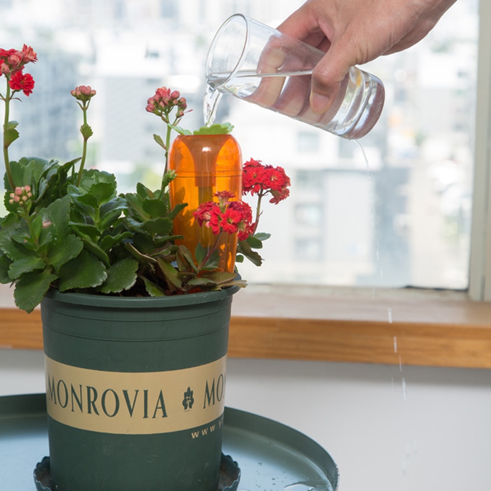 Hus / have vand stueplante plantepotte sød gulerod automatisk selvvandende enhed havearbejdsværktøj og udstyr plantevanding
